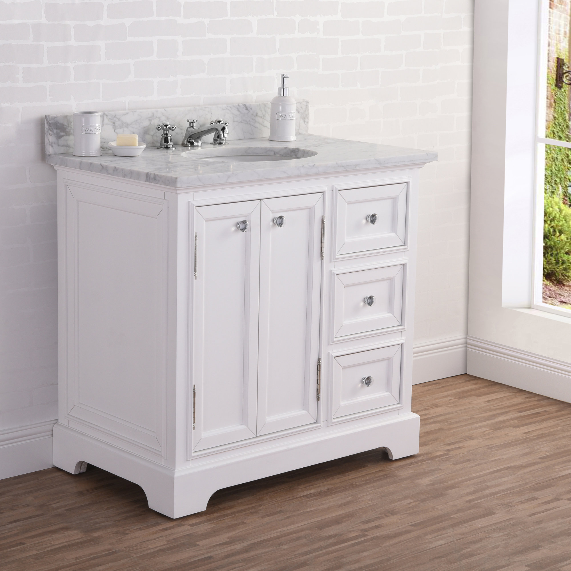 Water Creation Derby 36 Single Bathroom Vanity Set Reviews Perigold