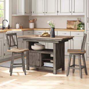 Farmhouse Rustic Grey Kitchen Islands Carts Birch Lane