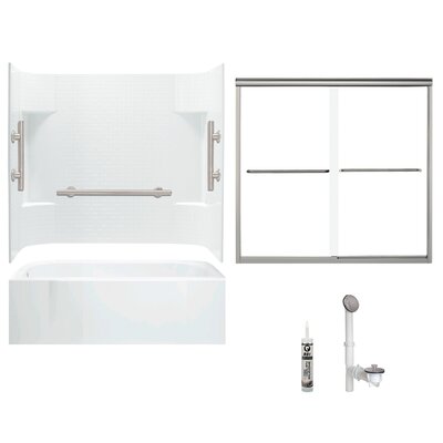 Sterling 7114l 5405nc G 0 60 In X 30 In Bath And Shower Kit