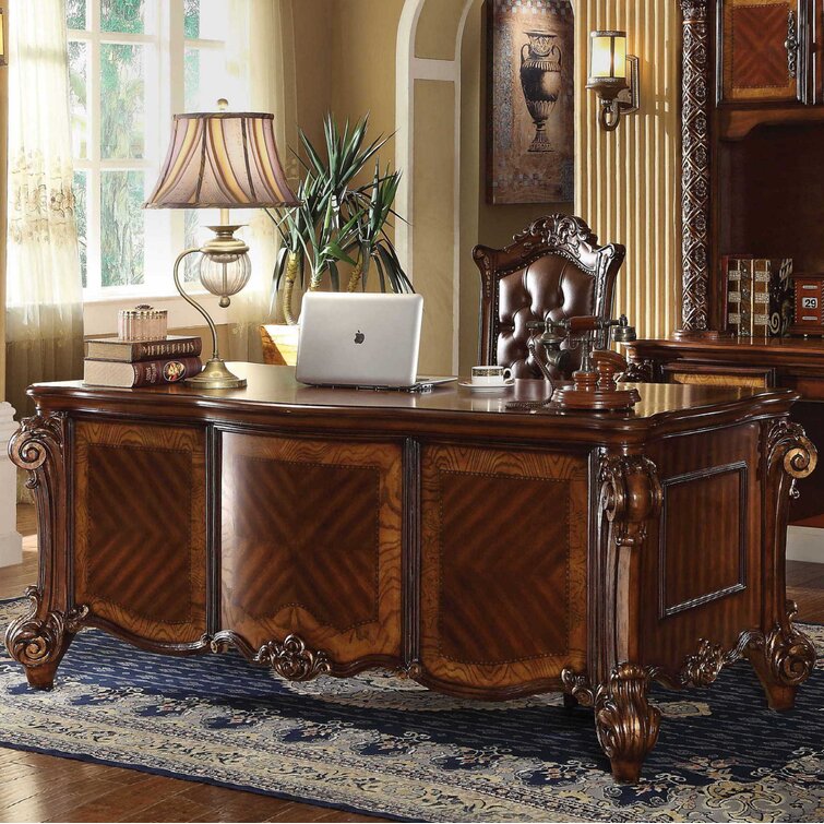 Lark Manor Carlene Executive Desk with Chair Set | Wayfair