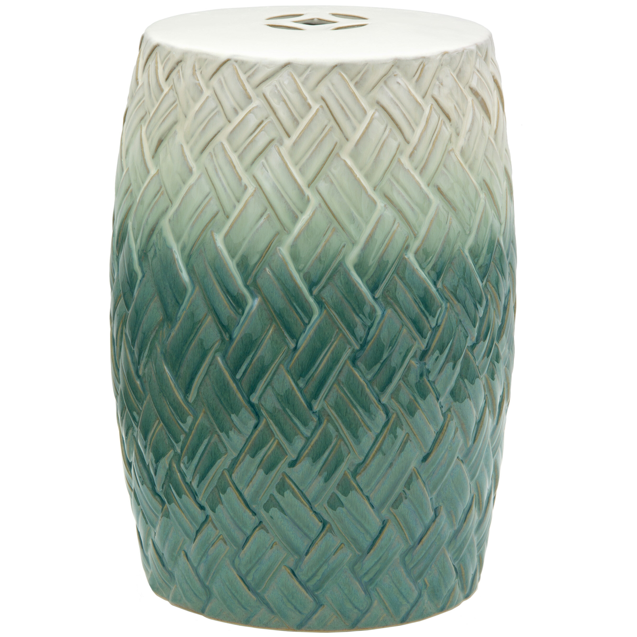 Sobieski Woven Design Porcelain Garden Stool Reviews Allmodern