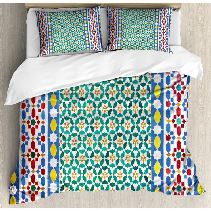 East Urban Home Moroccan Duvet Cover Set Wayfair