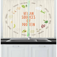 One Piece Kitchen Curtains Wayfair