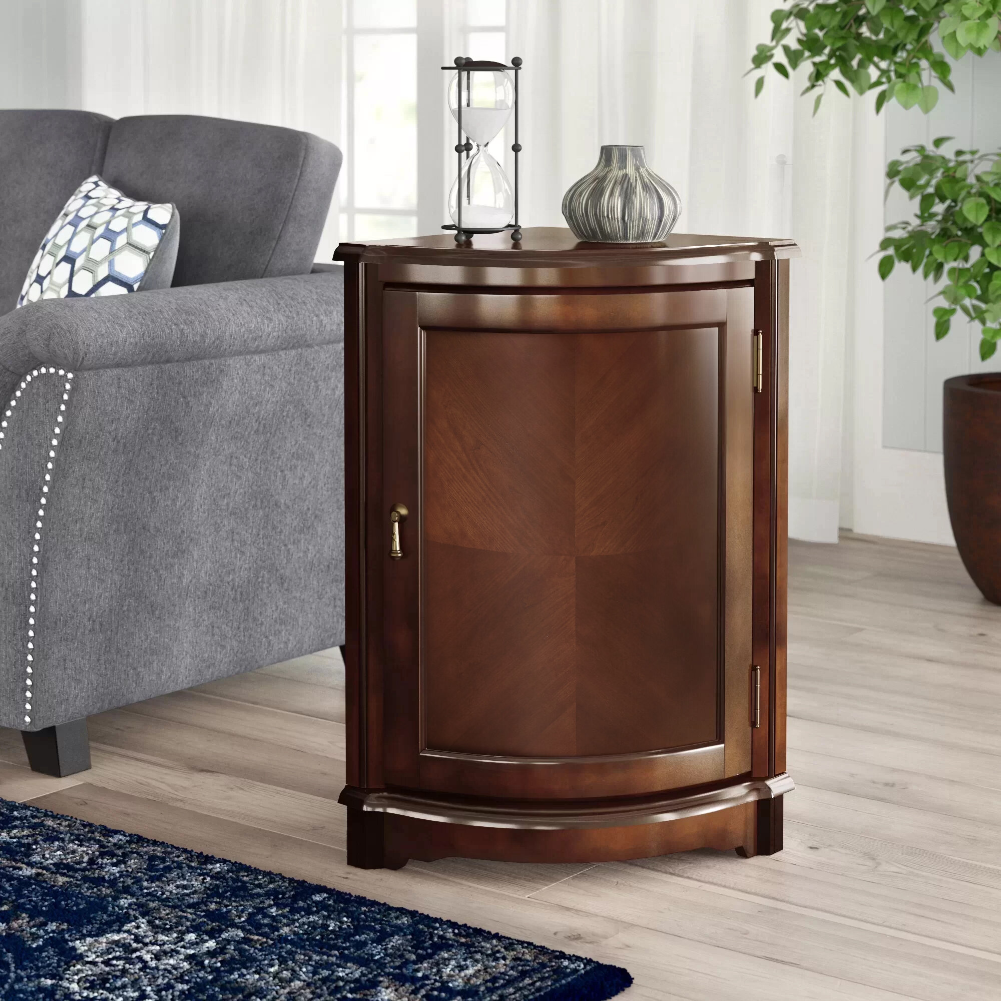 Butler 1 Door Corner Accent Cabinet Reviews Wayfair