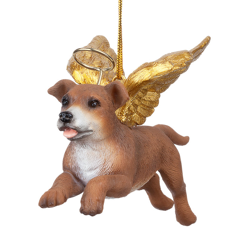 dog angel figurine