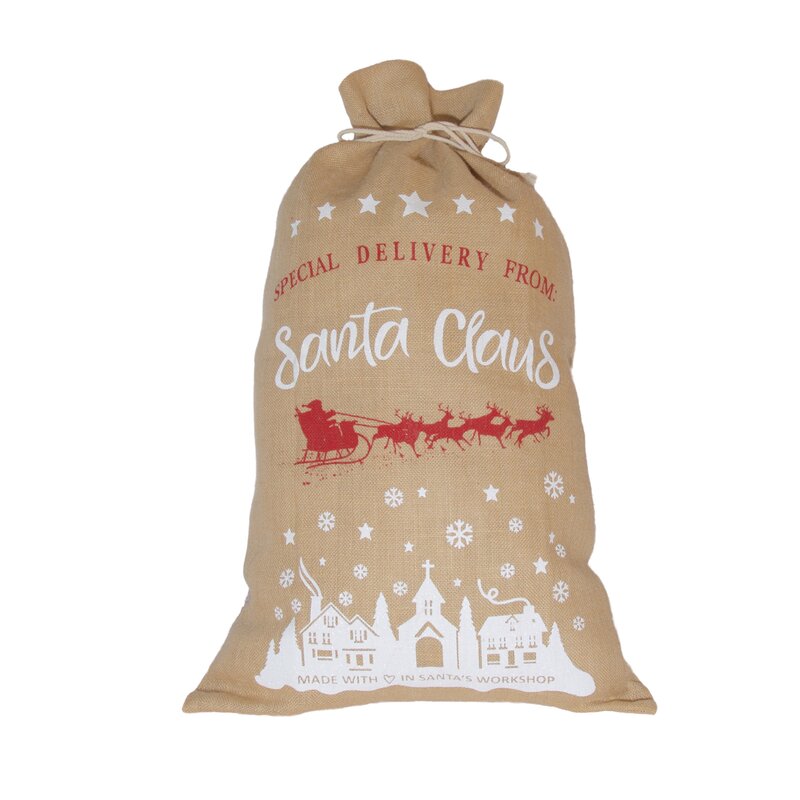 The Holiday Aisle Special Delivery From Santa Claus Santa Bag Wayfair