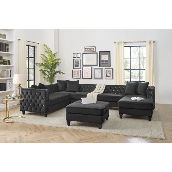 Charlton Home® Igikpak Left Hand Facing Sectional with ...