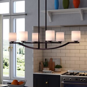 Simsbury 6-Light Shaded Chandelier