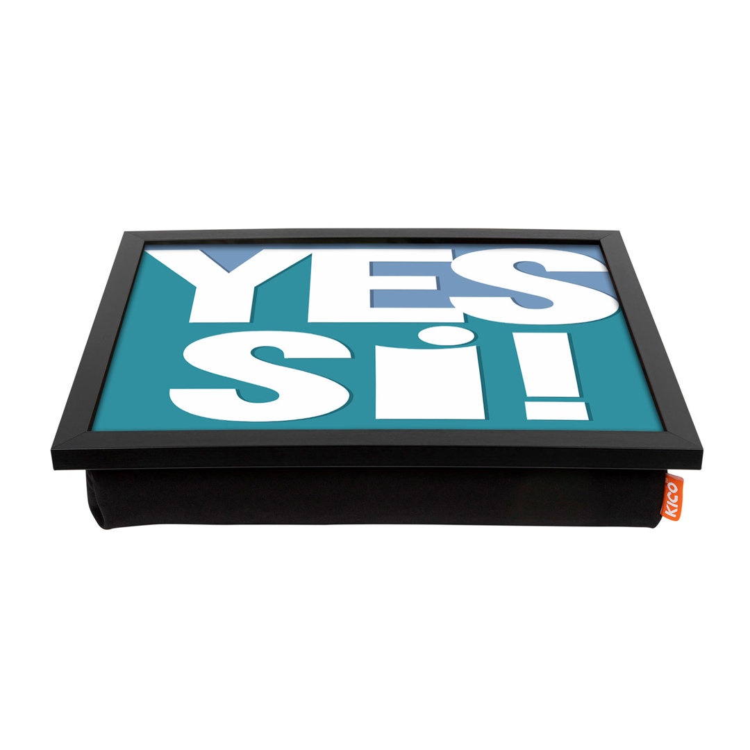 East Urban Home Laptop-Tablett Yes Si Typografie