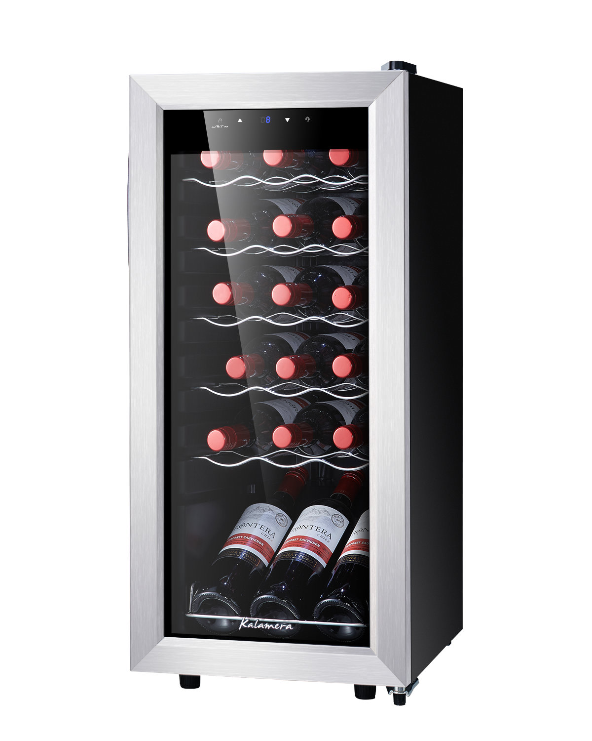 Kalamera Freestanding Beverage Refrigerator with Wine Storage Wayfair