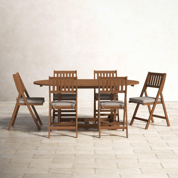 nessa 6 piece dining set with cushion