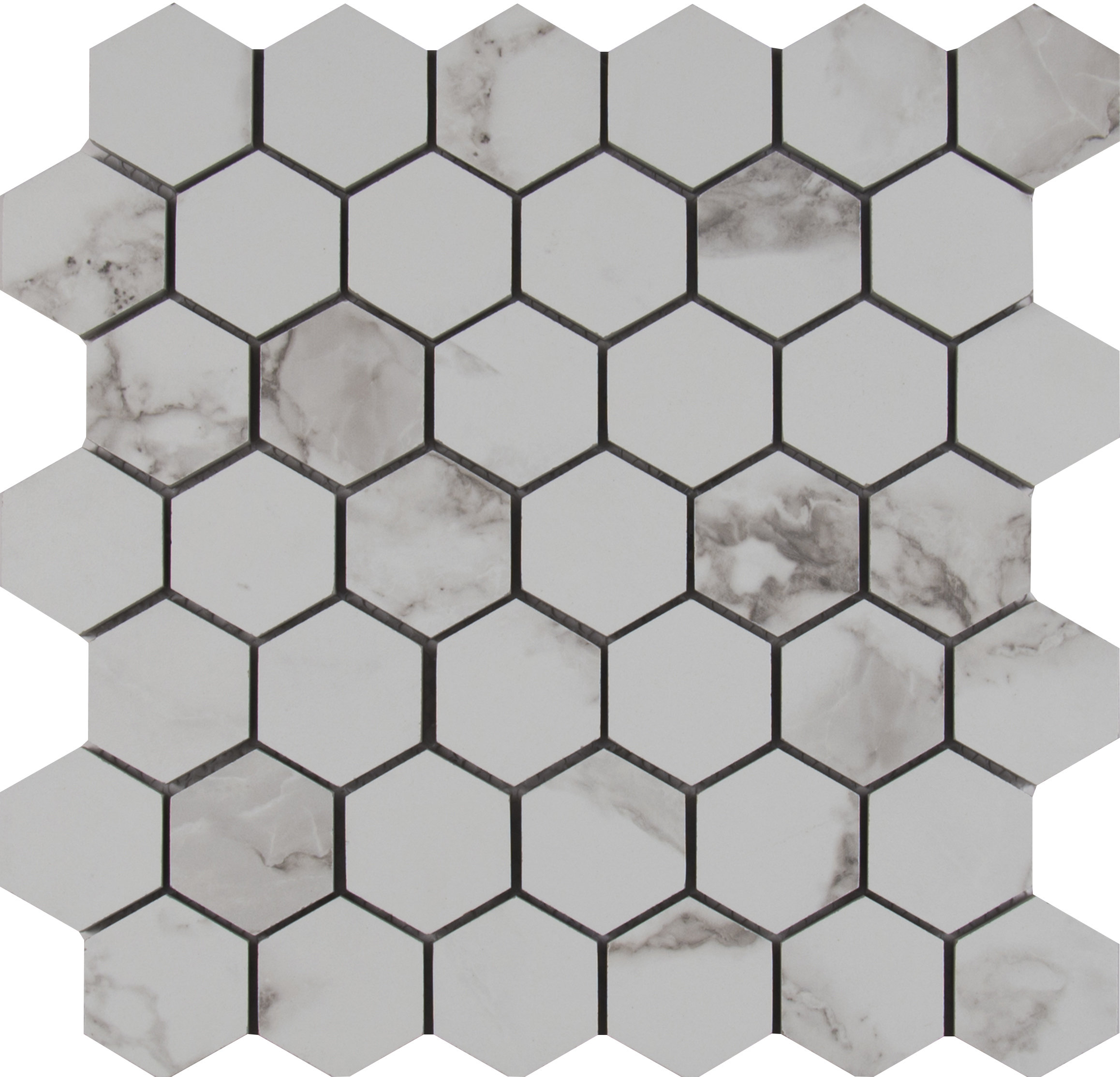 Msi Statuario 2 X Porcelain Mosaic Tile Reviews Wayfair Porcelain Mosaic Tile