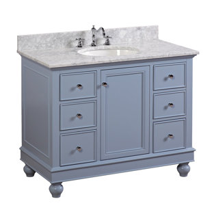Antique Blue Bathroom Vanity Wayfair Bella 42 Single Bathroom Vanity Set