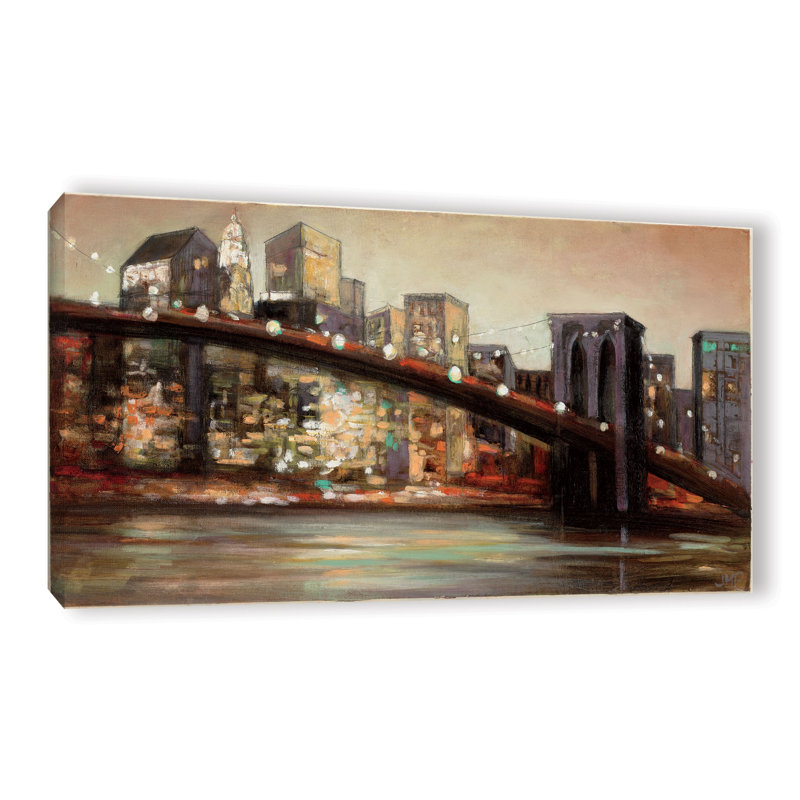 Ebern Designs Nyc After Hours Painting Print On Wrapped Canvas