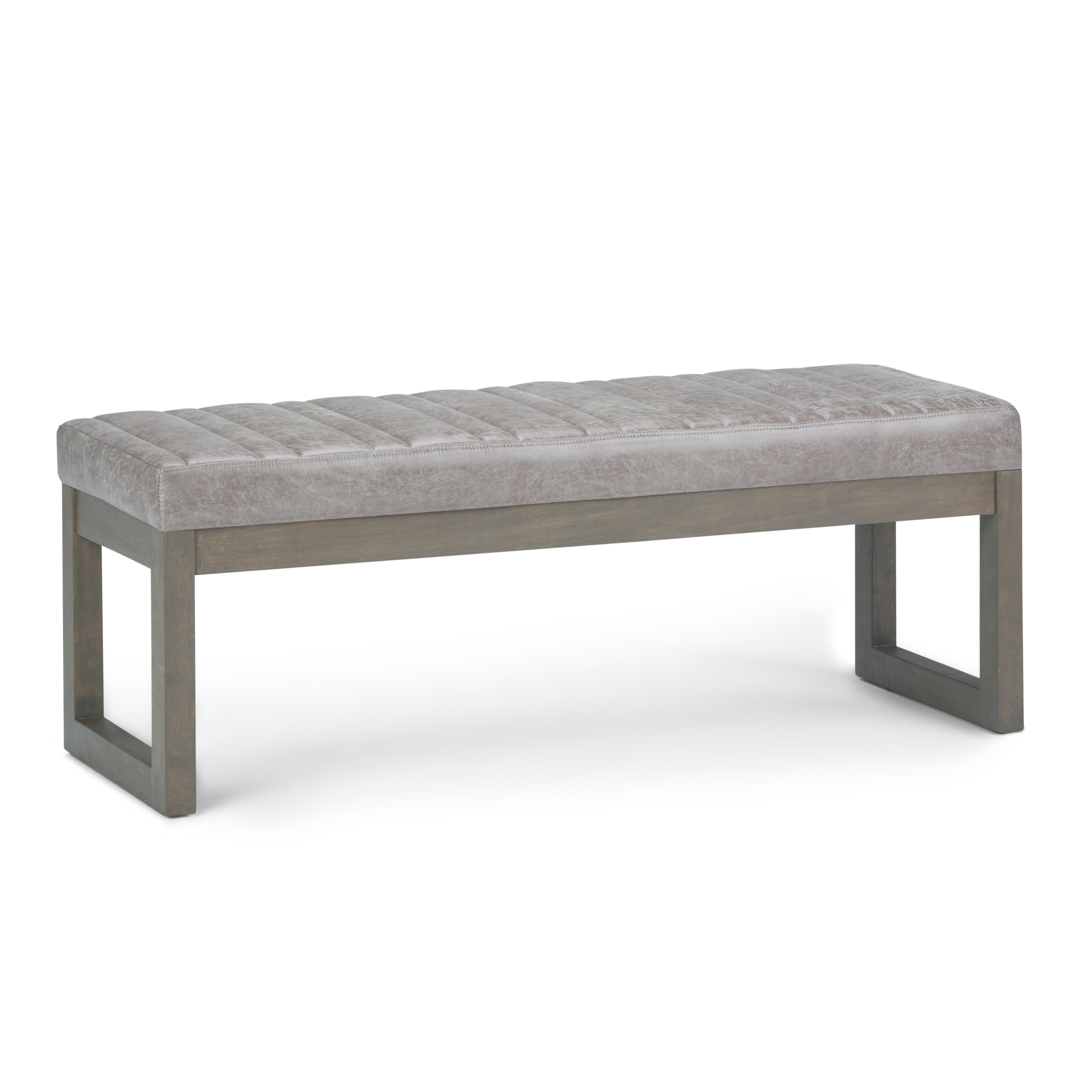 Simpli Home Casey Faux Leather Bench Wayfair