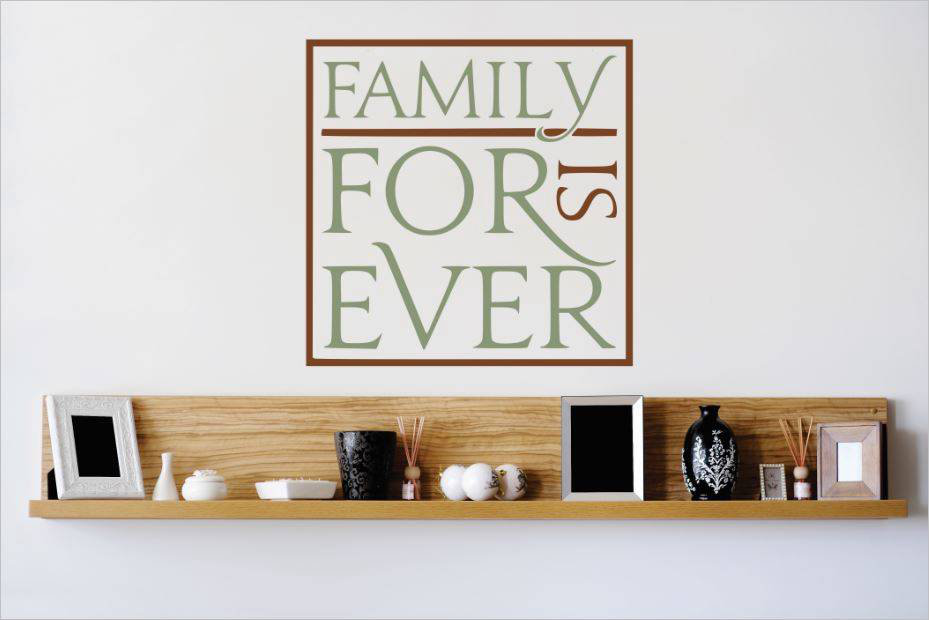 Design With Vinyl Family is Forever Wall Decal Wayfair