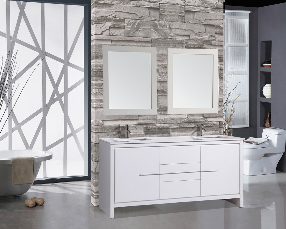 Mtdvanities Cypress Double Modern Bathroom Vanity Set With - Defaultname mtdvanities cypress double modern bathroom vanity set with - defaultname