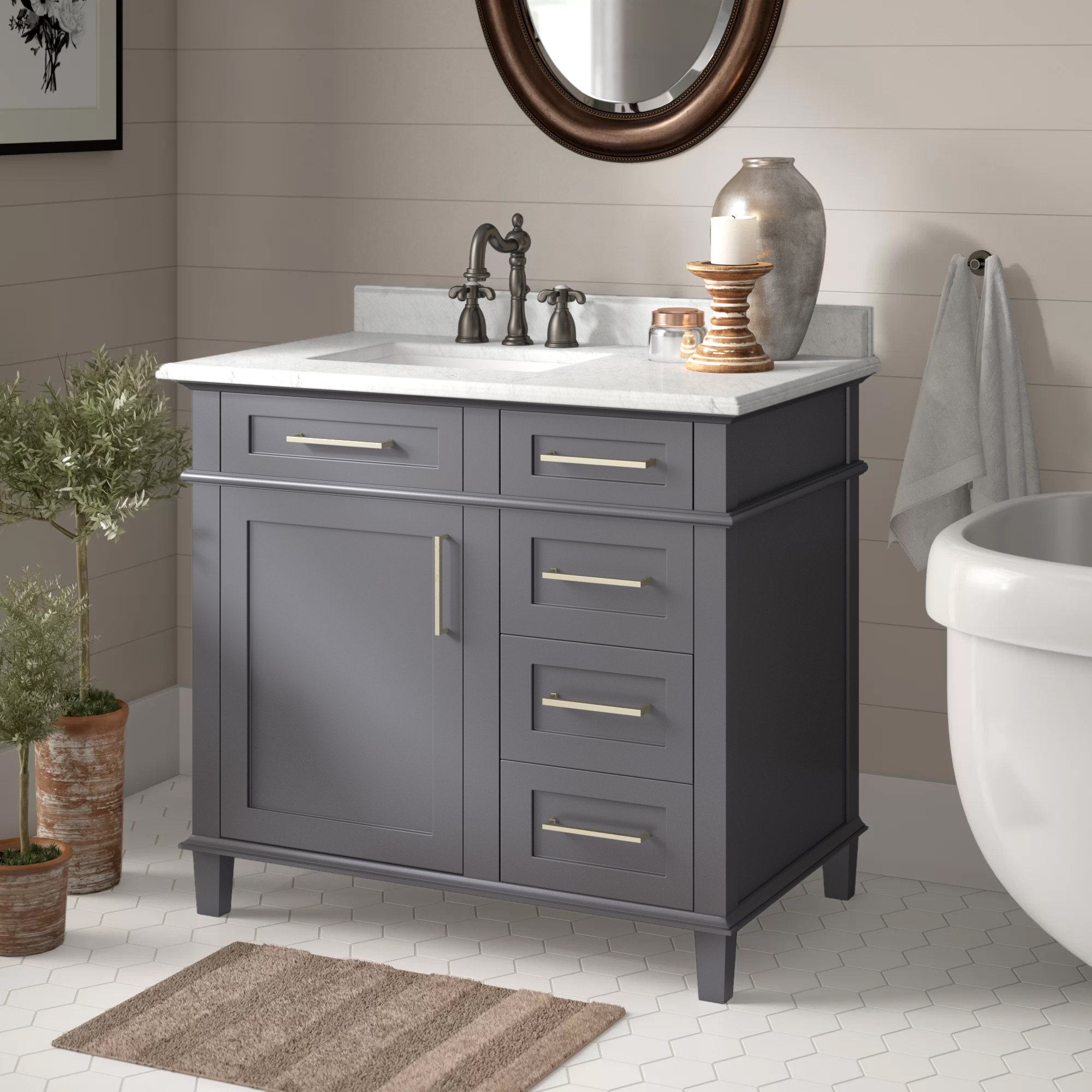 Birch Lane Newport 36 Single Bathroom Vanity Reviews Wayfair