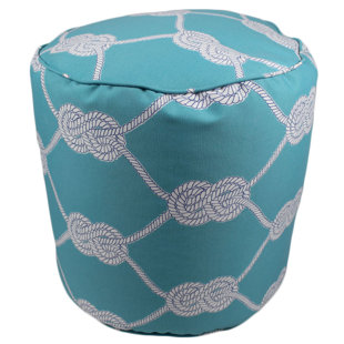 Go to store & view more images Worsham Knot Pouf Ottoman by Breakwater Bay