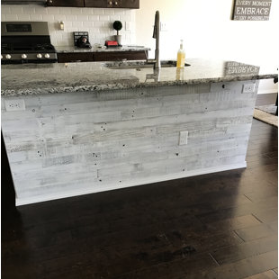 L And Stick Wood Planks Wayfair 3 Reclaimed Barnwood L And Stick Wall Paneling In Whitewashed