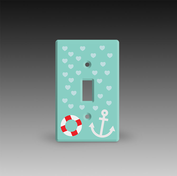 SLR4WAYSLS 1-Gang Toggle Switch Wall Plate