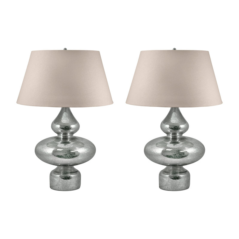 wayfair silver table lamps