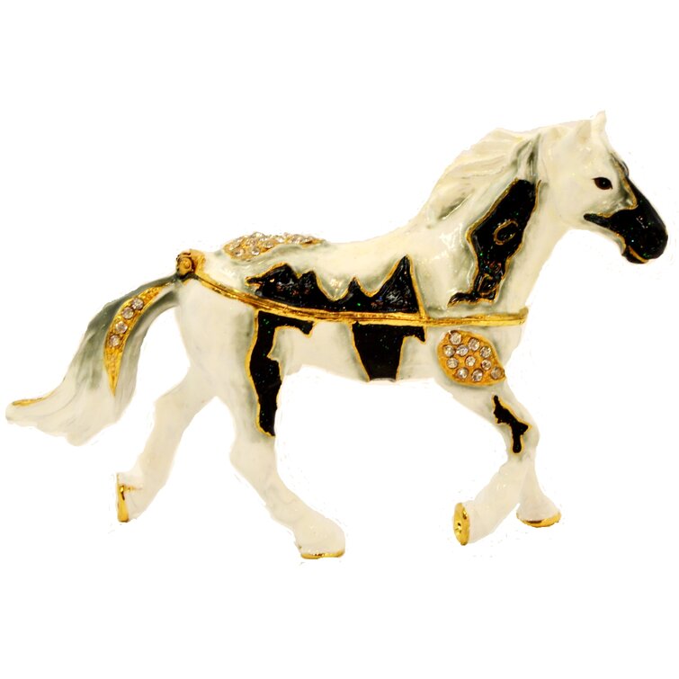 Ciel Collectables Bejeweled Horse Trinket Box | Wayfair