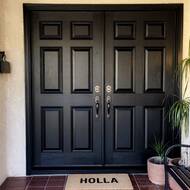 Reed Wilson Design Holla 30 In X 18 In Outdoor Door Mat