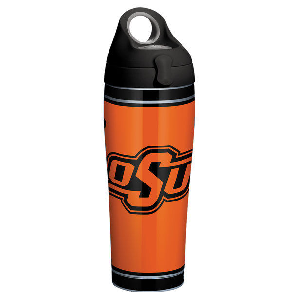 24 oz Tervis Florida Gulf Coast State University Emblem Individual Water Bottle with Gray Lid Clear