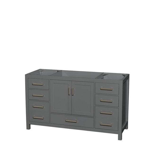 Wyndham Collection Sheffield 59" Single Bathroom Vanity ...