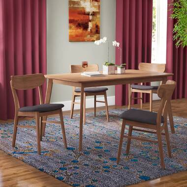 urijah 5 piece solid wood dining set