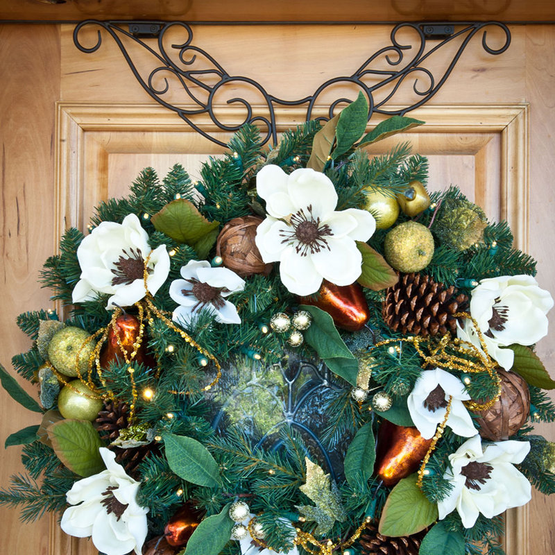 The Holiday Aisle Adjustable Antler Wreath Hanger Reviews Wayfair