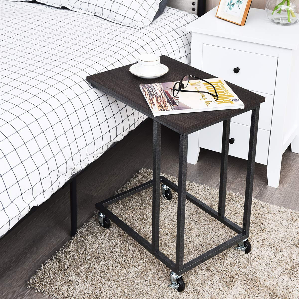 17 Stories Summerfield Wheel End Table Wayfair