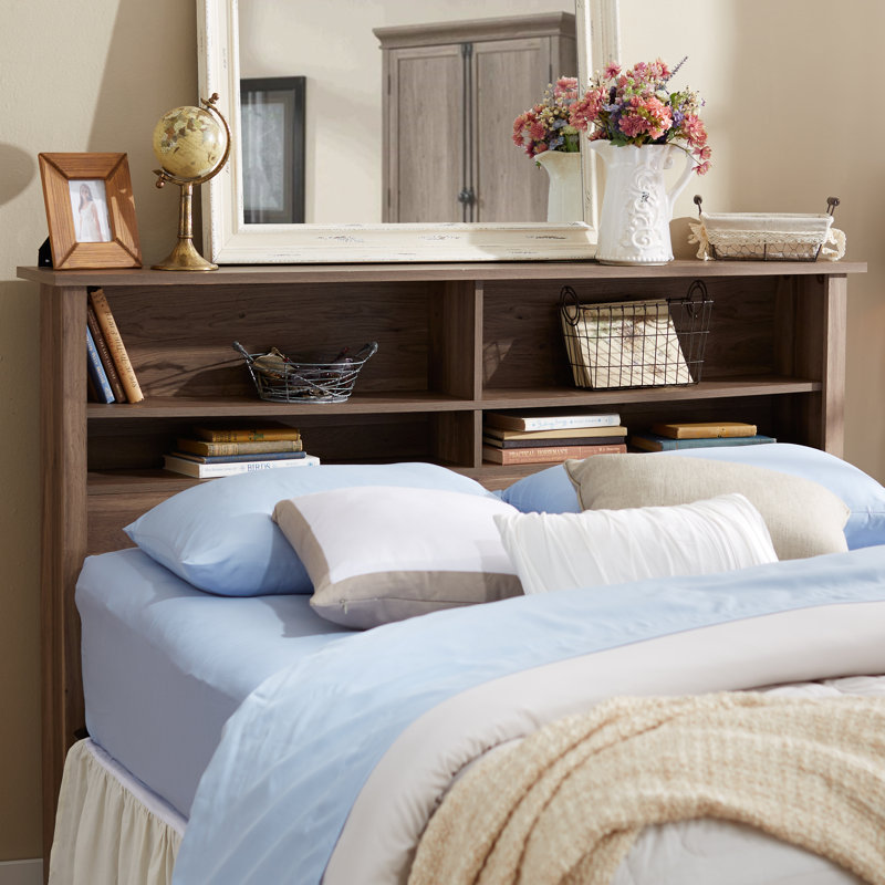 Andover Mills Leeds Bookcase Headboard Reviews Wayfair Leeds Bookcase Headboard