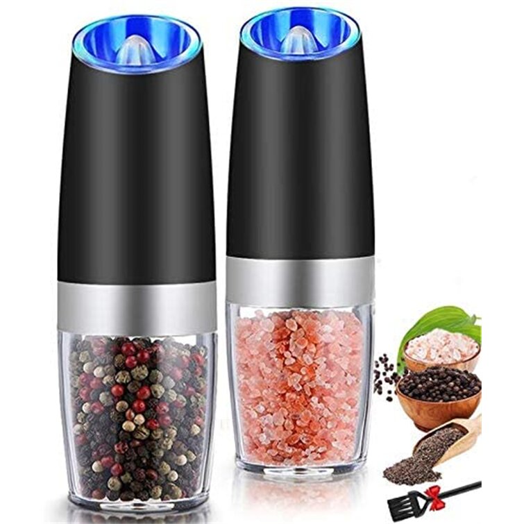 Automatic Pepper and Salt Mill... Gravity Electric Salt and Pepper Grinder Set 