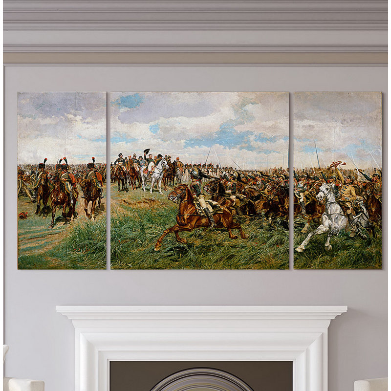 Charlton Home A Premium Battle Of Friedland Painting Multi Piece Image On Canvas Wayfair
