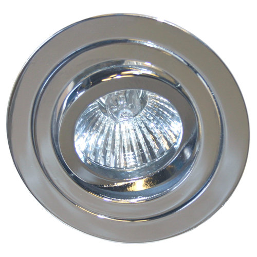 10.5cm Recessed Downlight Housing Symple Stuff Colour: Brushed iron