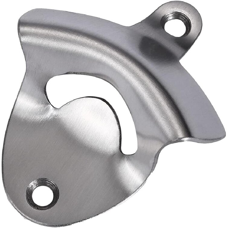 by Bottle Opener Wall Mounted with Magnetic Cap Catcher Stainless Steel 