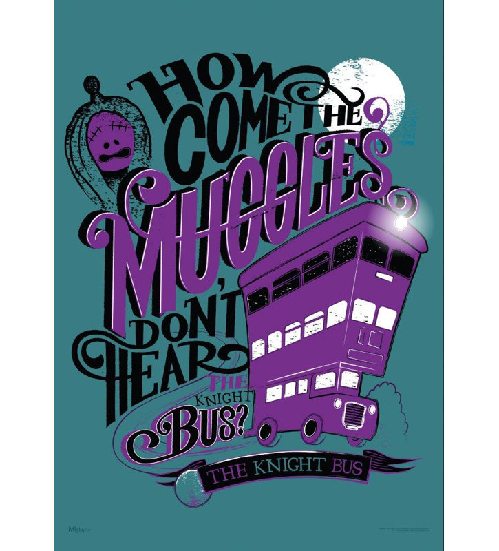 Mightyprint Harry Potter The Knight Bus Graphic Art Print Wayfair