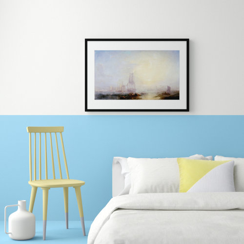 Mouth of the Tyne Painting Marlow Home Co. Format: Framed Paper, Size: 30 cm H x 40 cm W x 2.3 cm D
