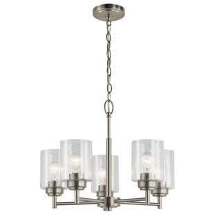 Go to store & view more images Honea 5-Light Shaded Chandelier by Latitude Run