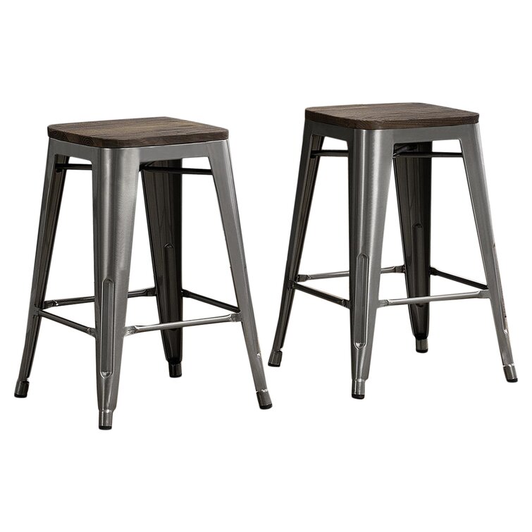 wayfair metal bar stools