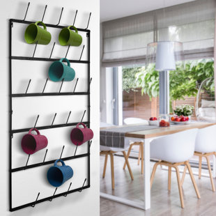 Wall Mounted Coffee Mug Rack Wayfair Search Results For Wall Mounted Coffee Mug Rack