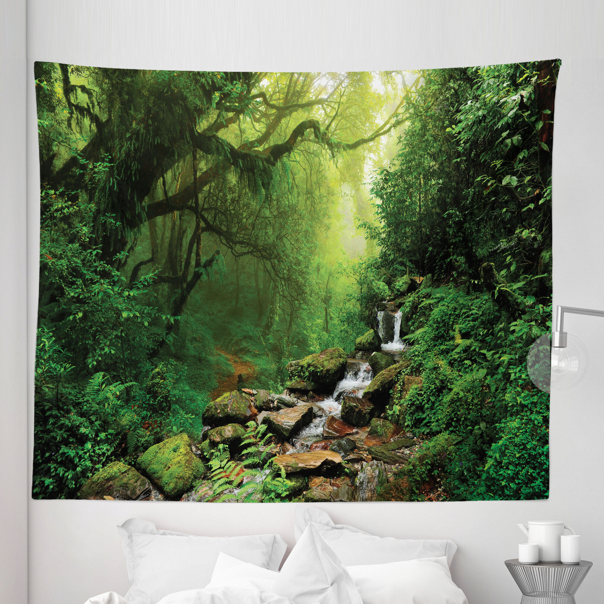 Large 3D Landscape Tapestry Wall Hanging Tapestry Bedspread Art Throw Home Decor 