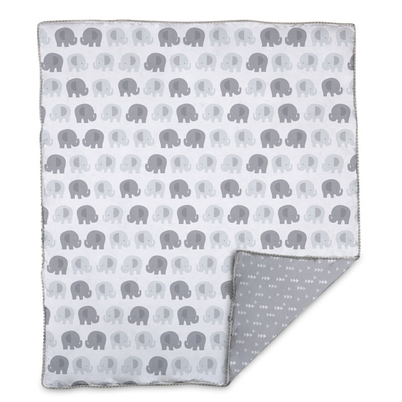 elephant crib comforter