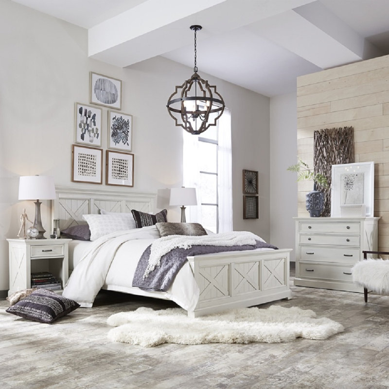 Laurel Foundry Modern Farmhouse Moravia Solid Wood Standard 3 Piece Bedroom Set Reviews