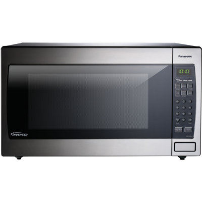Genius Sensor 24 22 cu ft 1250  Watt Countertop Microwave with Sensor Cooking Panasonic
