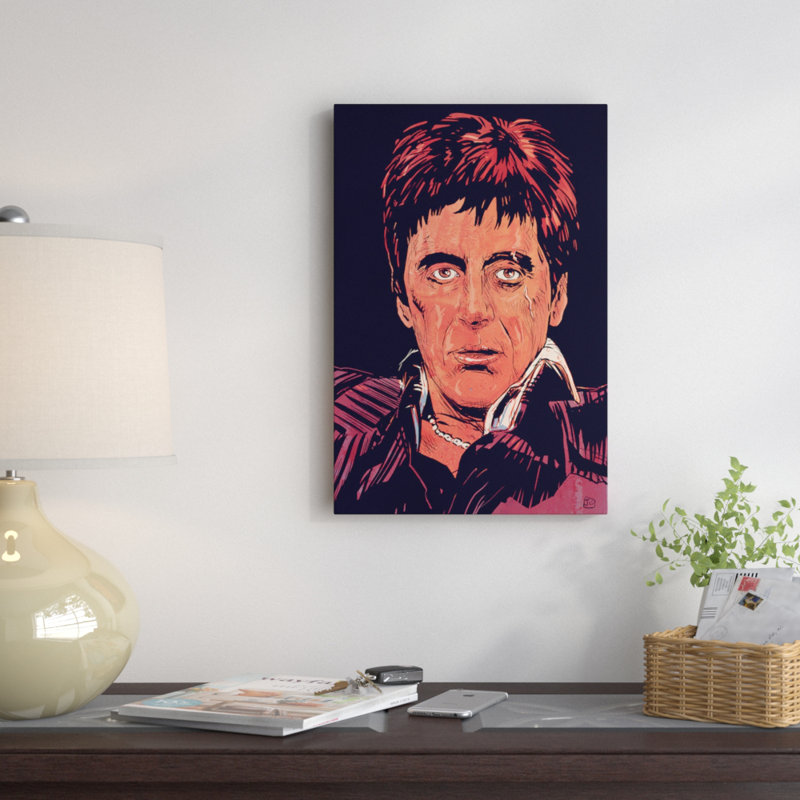 East Urban Home Tony Montana By Giuseppe Cristiano Painting On