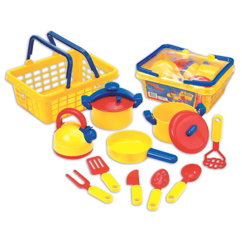 plastic play pots and pans