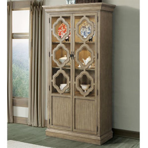 Virgouda Lighted China Cabinet by Gracie Oaks